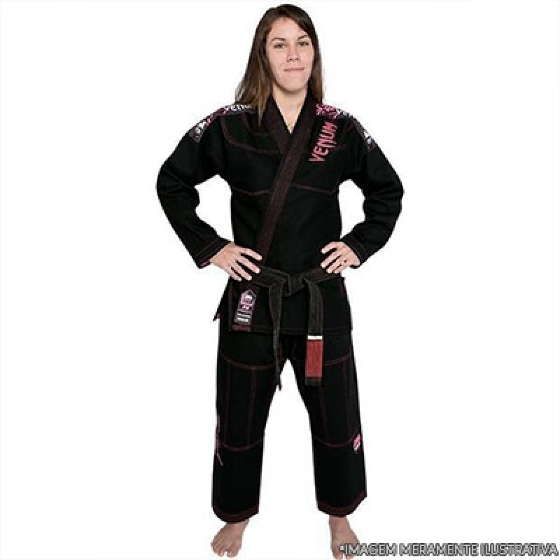 Kimono Jiu-jitsu Feminino Rosa